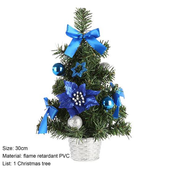 Christmas Tree Artificial 3D Colorful DIY Shiny Small Xmas Tree Holiday Supplies