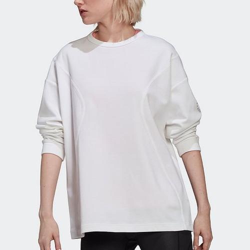 Adidas Clothing Drop Shoulder Sleeve T Shirt Women's White HA8907