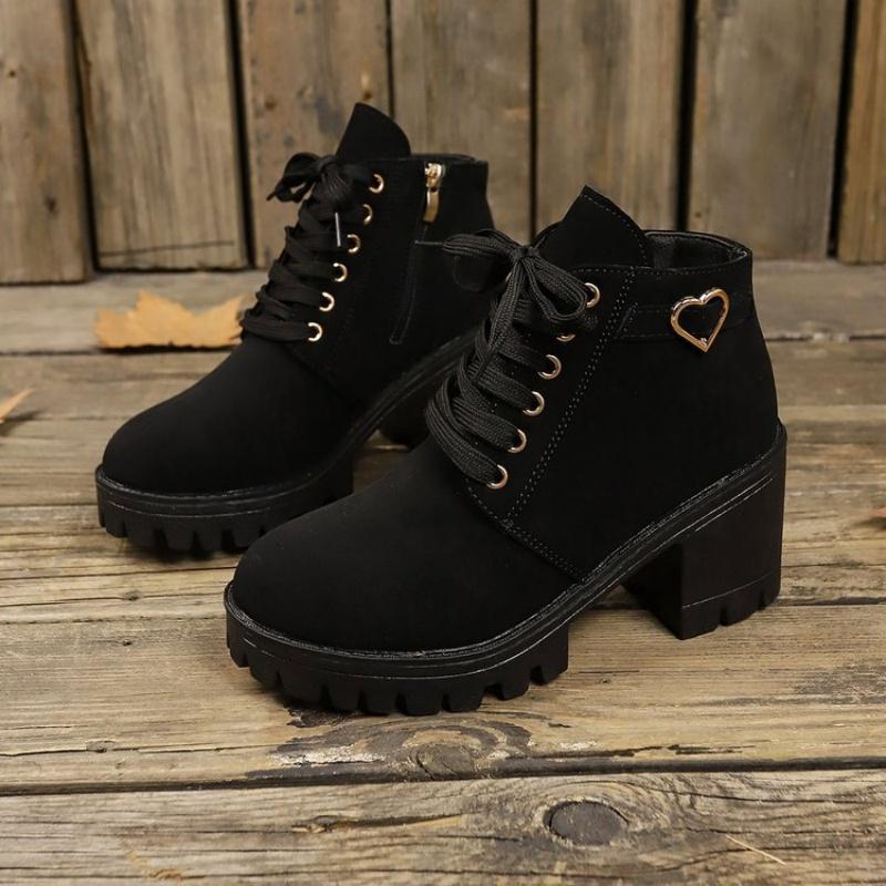 Fashion Women 2024 New Spring Winter Trend Outdoor Comfortable Boots Women Casual Designer Fashion Lace-up Outdoor Boots Shoes for Women