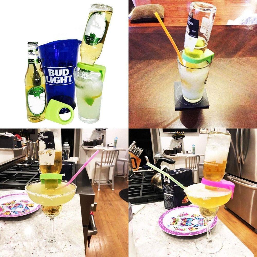 12pcs ABS Beer Clasp Wine Accessories Bartender Cocktail Clasp Portable Wine Bottle Clip Restaurant