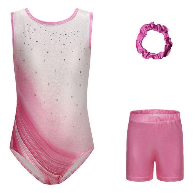 5-12 Jahre Kinder Mädchen Gymnastik-Leotard Performance-Outfit