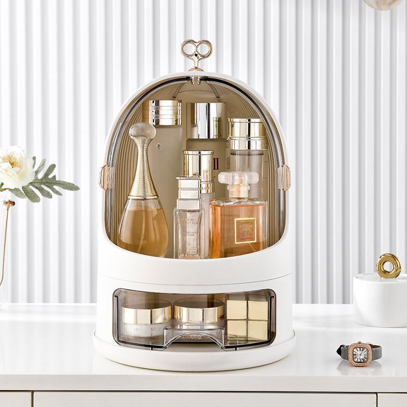Luxury Cosmetics Storage Box Drawer Type Dust-proof Large Capacity Household Lipstick Skin Care Products Facial Mask Storage Rack