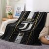 1PC Juventus Football Club Patterned Flannel Blanket Suitable For All Seasons for Home Decor Warmth and Comfort Gifts Holiday Present