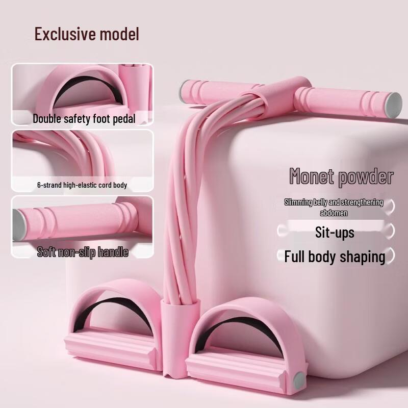 Foot Pedal Resistance Band Sit-up Aid