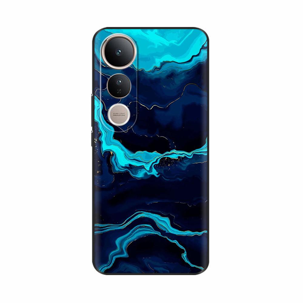 Fundas For Vivo V50 Lite 5G Popular Flowers Cartoon Soft Silicone Phone Back Cover For Vivo V50 V50 Lite 5G 4G Shell Casing Capa