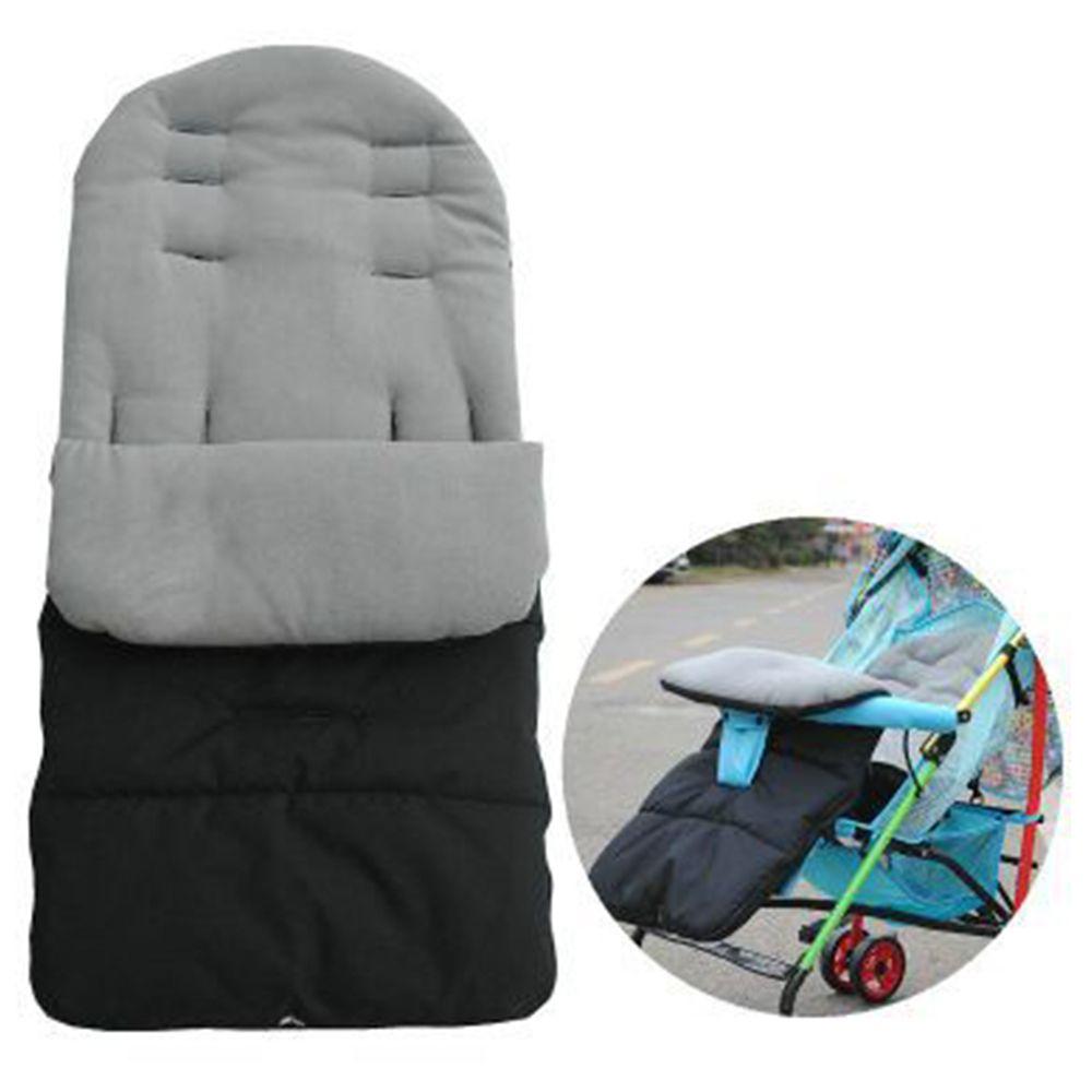 

Outdoor Portable Footmuff Waterproof Warm Stroller Sleeping Bag Foot Cover Thick Cushion Sleepsacks серый