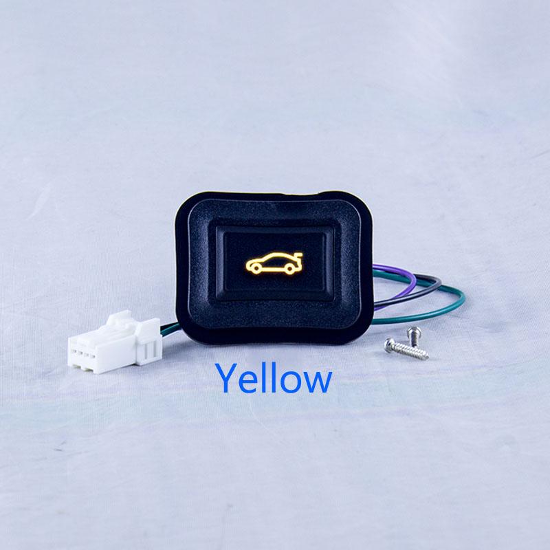 

Автомобильный интерьер для Toyota, переключатель багажника, цветной переключатель багажника с жёлтый