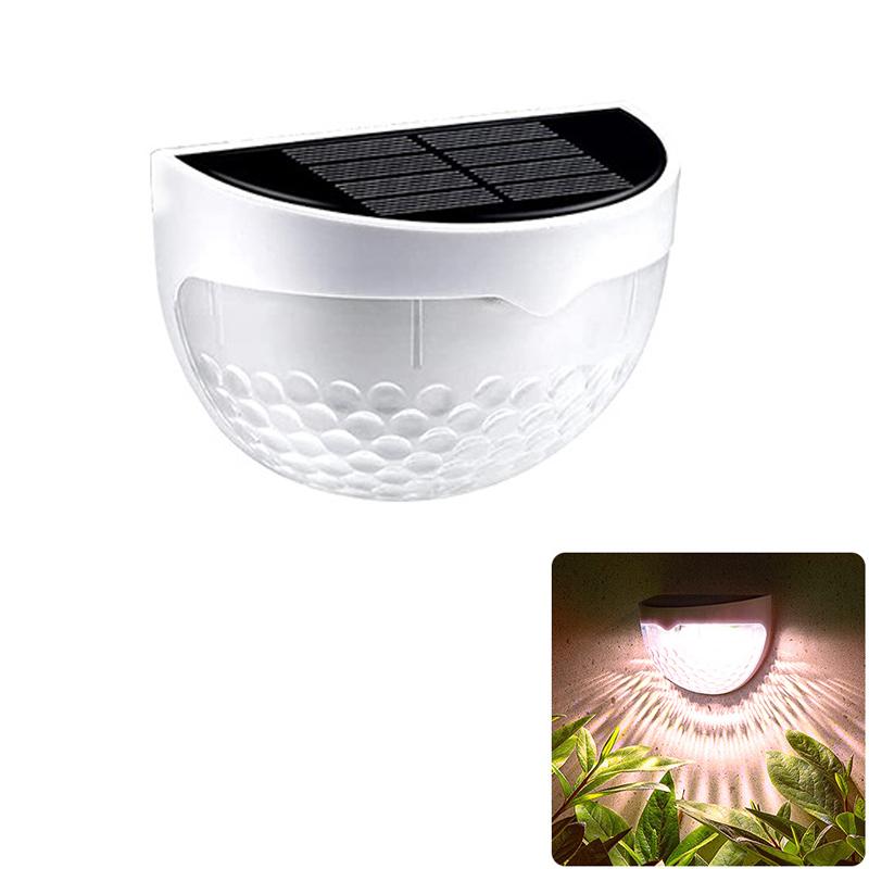 Led Solar Fence Lights Outdoor Waterproof Wall Lights Corrugated Lights For Fence Terrace Garden Path Decorative Lights