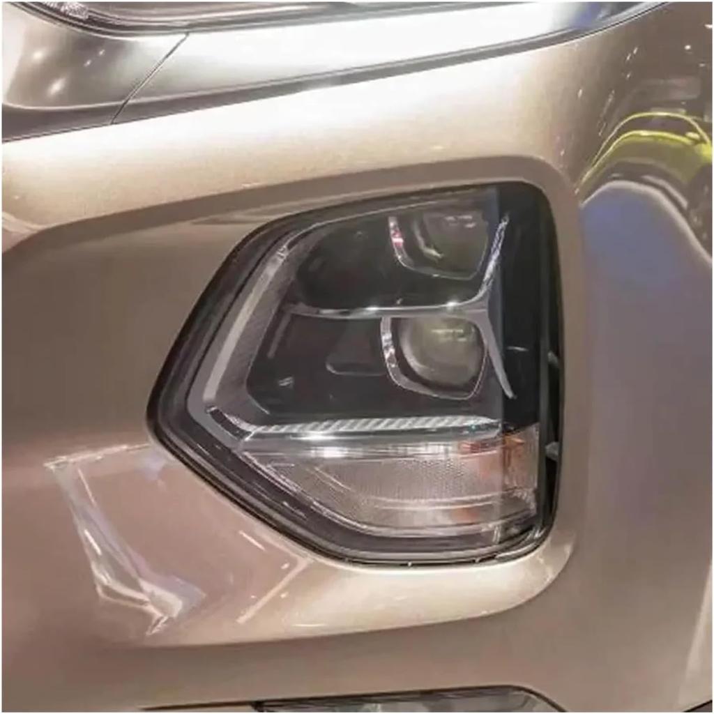 Compatible For Hyundai Santa Fe 2019 2020 Headlight Lens Cover Transparent Lampshade Headlamp Shell Plexiglass Auto Replacement Parts(1PCS right