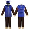 Kids Boys Paw Patrol Cosplay Costume Chase Marshall Skye Rubble Rocky Zuma Birthday Halloween Party Performance Set
