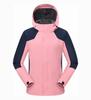 Unisex Waterproof Thick Hooded Jacket for Spring & Autumn - Customizable Mountaineering Apparel with Logo Printing.