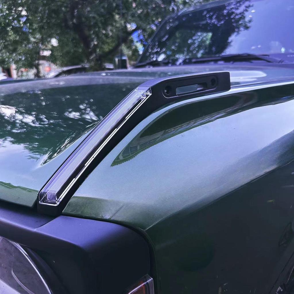 Ford F-15 Rainforest Branching Hood Handle Retrofit: Flowing Turn Signals, Damage-Free Installation.
