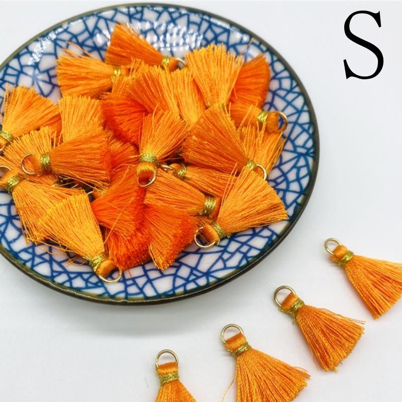 100-10pcs Polyester Trim Fringe Tassel Sewing Curtains Accessories DIY Keychain Cellphone Straps Pendant Tassels Jewelry Making