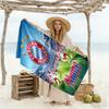Bayern Munich Soccer Poster Customizable Name Beach Towel Soft Durable Quick-Dry Suitable for Swimming Gym Camping Yoga Vacation
