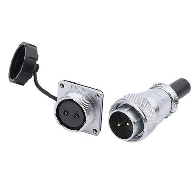 WEIPU WS24 TQ/Z Solar Solder Panel Waterproof Connector Male Plug Female Socket Quick Screw Lock 2 3 4 9 10 12 19 Pin Adapter