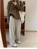 Women's Retro Korean-Style Cable Knit Hooded Sweater - Autumn/Winter Fashion