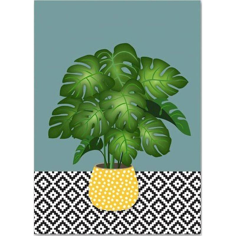 

Современные красивые зеленые растения в горшках, постеры, картины на холсте и принты, настенные художественные HD-изображения для гостиной, офиса, домашнего декора 30x40cm No Framed