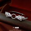 Animal Bracelet Micro Zircon Hip Hop Personality Men and Women Niche Jewelry Hipster Hip Hop Leopard Jewelry
