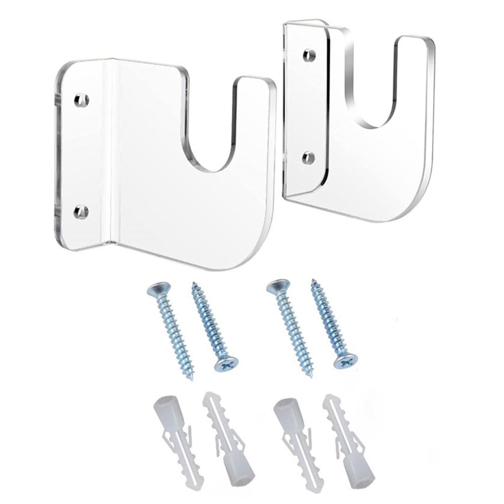 

2 шт. настенный держатель для скейтборда акриловый дисплей для скутера для дома, гостиной Black