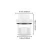 Plastic Washing Machine Drain Pump Cover Assembly Reliable Water Stopper Overflow Protection for Laundry Use