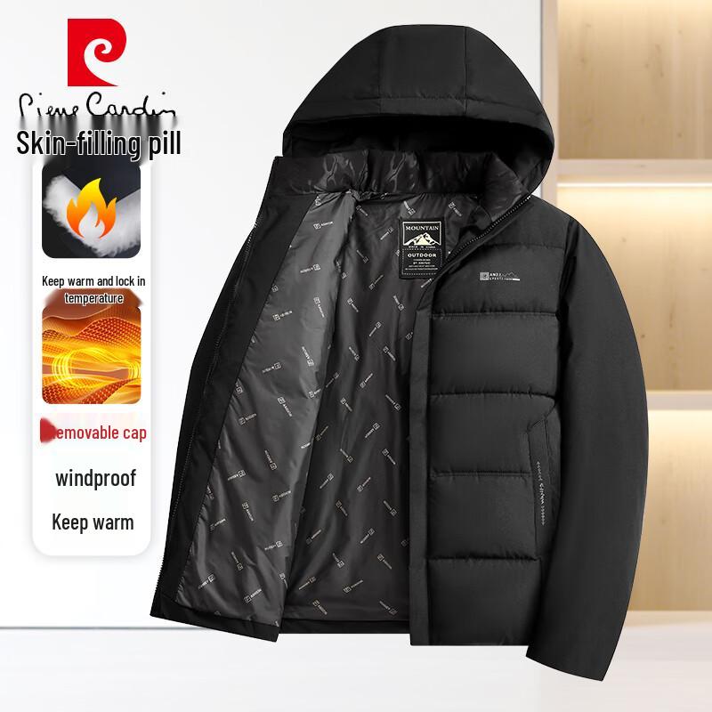 

Pierre Cardin Men s Winter Hooded Padded Jacket 2XL