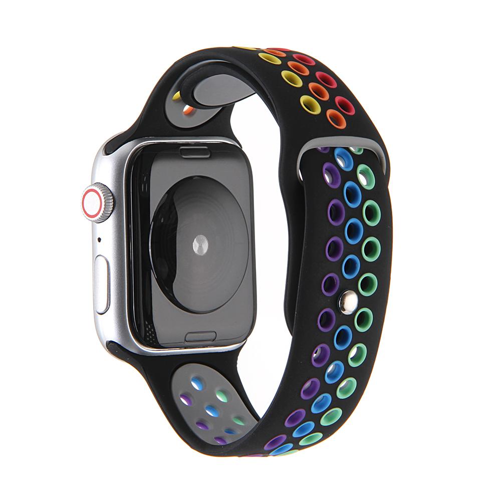 Lebanda Sport Band para Apple Watch 6 / SE / 5 / 4 / 3 / 2 / 1 Correa para  iWatch Silicone Band Reemplazo transpirable suave 38/42/40/44mm comprar a  buen precio — entrega gratuita, reseñas reales con fotos — Joom