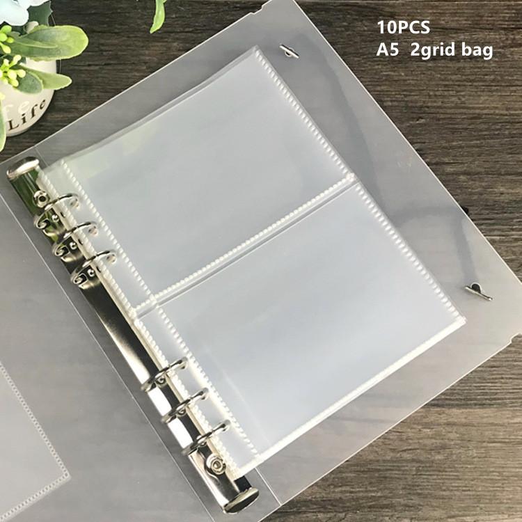 Glittery Jelly Color A5 Binder Po Collect Book&Journal Bonds Notebook Agenda Organizer Planner School Stationery