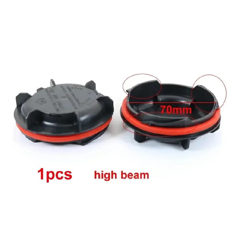 For Kia K3 2016- LED Low High Beam Headlight Bulb Dust Cover Waterproof Dustproof Headlamp Lamp Access Cap 70mm 90mm 1pcs 70mm