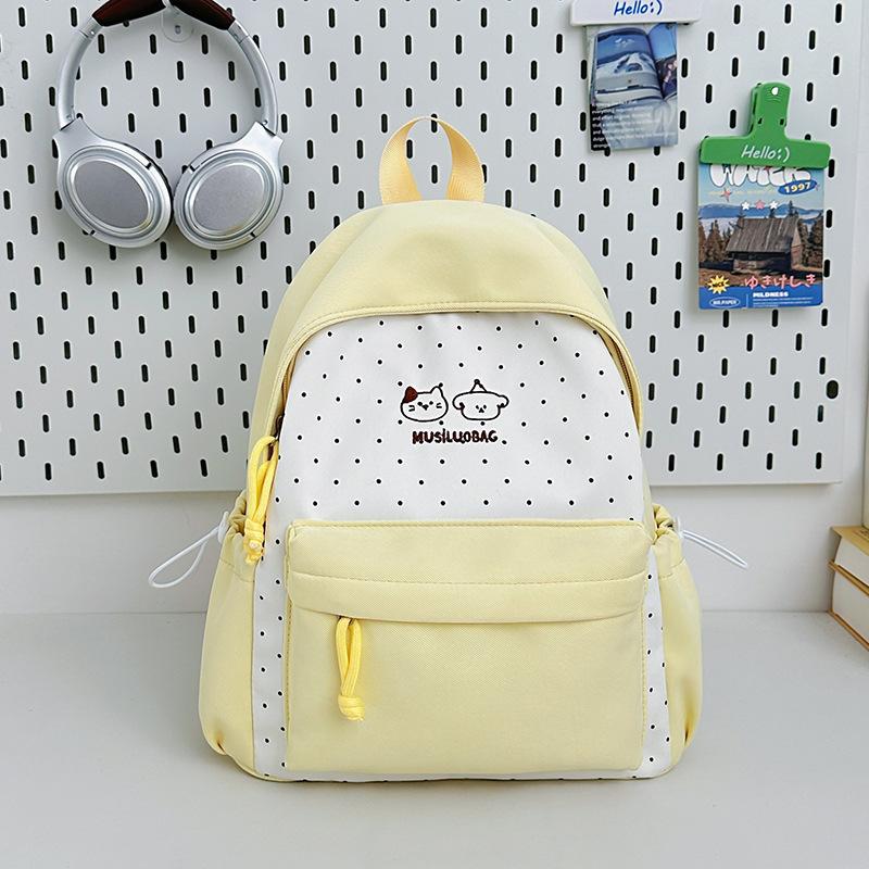 Schoolbag Japanese Ins New High-value Fresh College Style Backpack Junior High School Student Schoolbag Lightweight Large-capacity Backpack