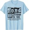 Send Me Isaiah 6.8 Christian Here Am I Send Me, Retro Bible T-Shirt