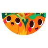 Thanksgiving Fan Flag Fall Bunting for Outside, 1.5 x 3ft Turkey Pumpkin Maple Outdoor Decorative Fans Leaf Pattern Hanging Banner, Harvest