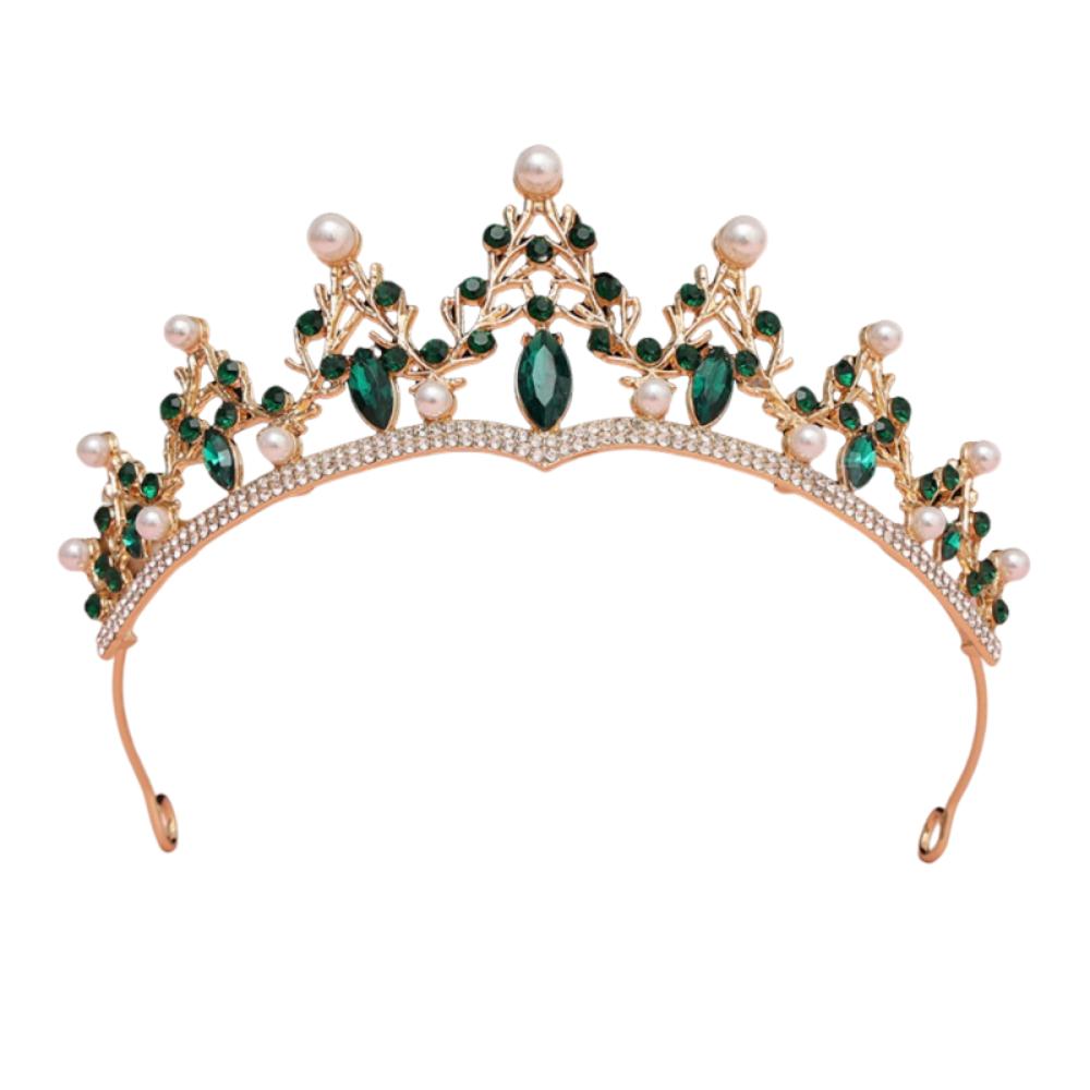 Baroque Vintage Queen Crown Rhinestone Bridal Tiara Wedding Hair Accessories  Pageant Competition