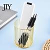 Open Frame Pen Stand Metal Holder, Nordic Desk Organizer for Makeup Brushes, Anti-oxidation Anti-Rust Multifunctional Storage Basket Pencils
