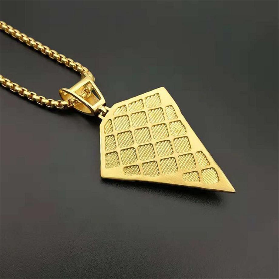 Religious Iced Out Bling Jesus Cross Pendant Male Gold Color Stainless Steel Big Christ Crucifix Necklace for Men Jewelry Gift