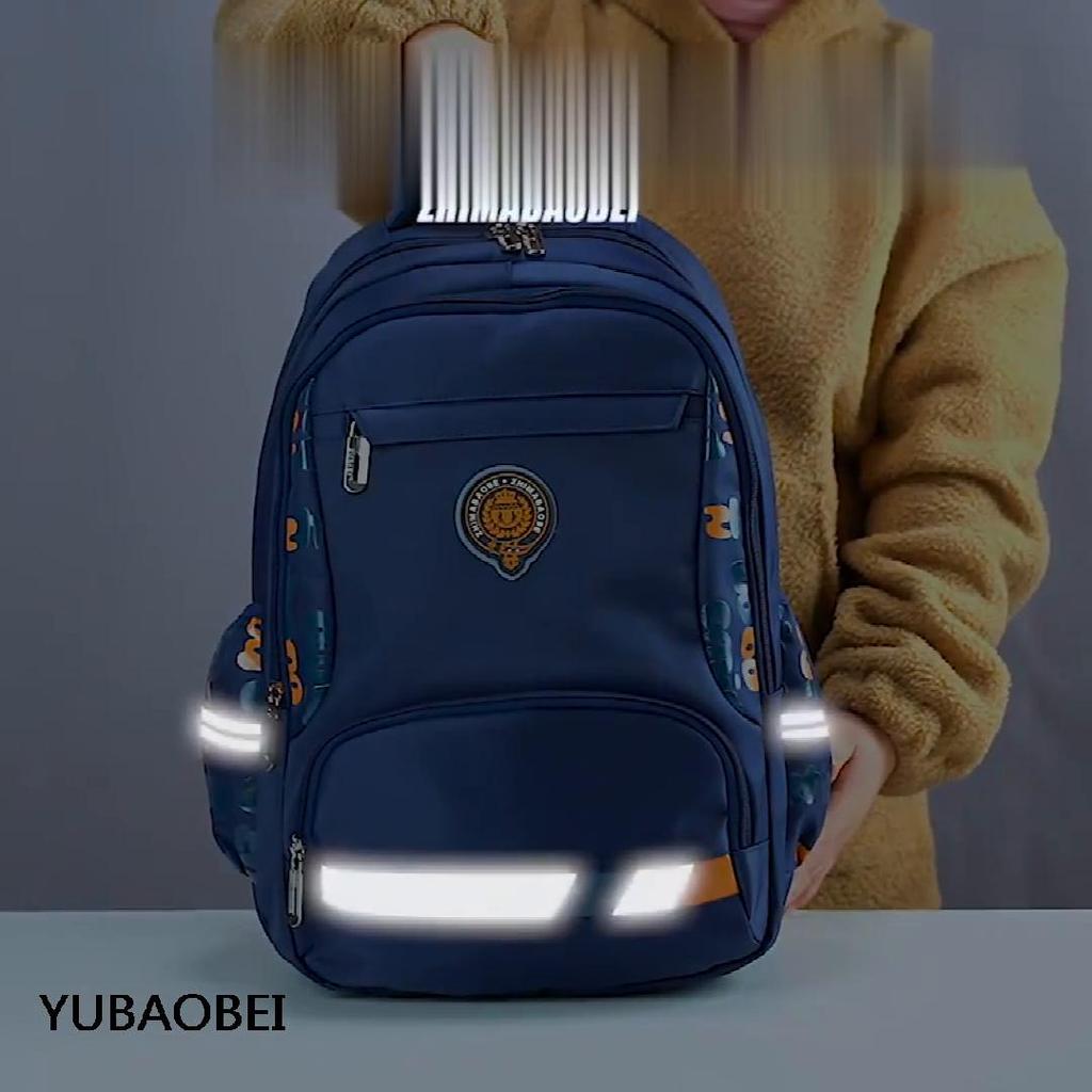 Vattentäta Skolväskor för Barn Pojkar Reseryggsäck Grundskoleryggsäckar Ortopedisk Skolväska