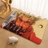 Anime TRIGUN STAMPEDE Floor Mat Floor Mat Soft Flannel Non-Slip Door  Rug for Living Room