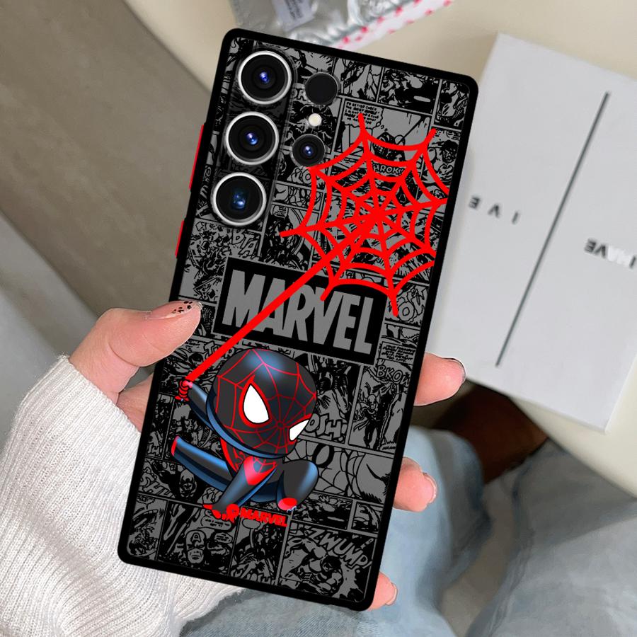 Marvel Süßes Spiderman Hülle Handyhülle für Samsung Galaxy S26 S20 S22 S24 Plus S21 S23 FE S25 Ultra Note 20 10+
