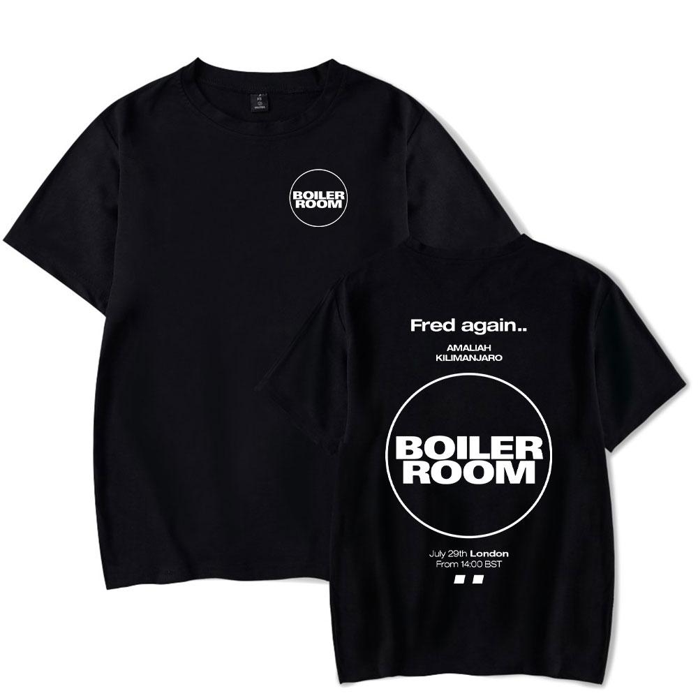 

2025 Fred Again Мерч Футболка Boiler Room З коротким рукавом Круглий виріз Унісекс Жіночий Модний Топ S