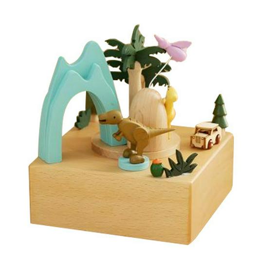 Christmas Festival Wooden Music Box: Creative Children's Toy and Home Decoration Craft, Perfect Birthday Gift
