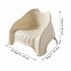 Simple Creative Small Board Stool Comfortable Small Stool with Backrest  Living Room