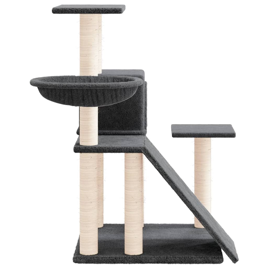 Scratching Post with Sisal Scratching Posts Dark Grey 82 cm