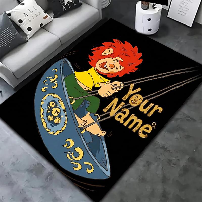 Adventure Hairland Custom Name Carpet Rug For Living Room Bedroom Home Sofa Decoration Kids Play Nonslip Floor Mat