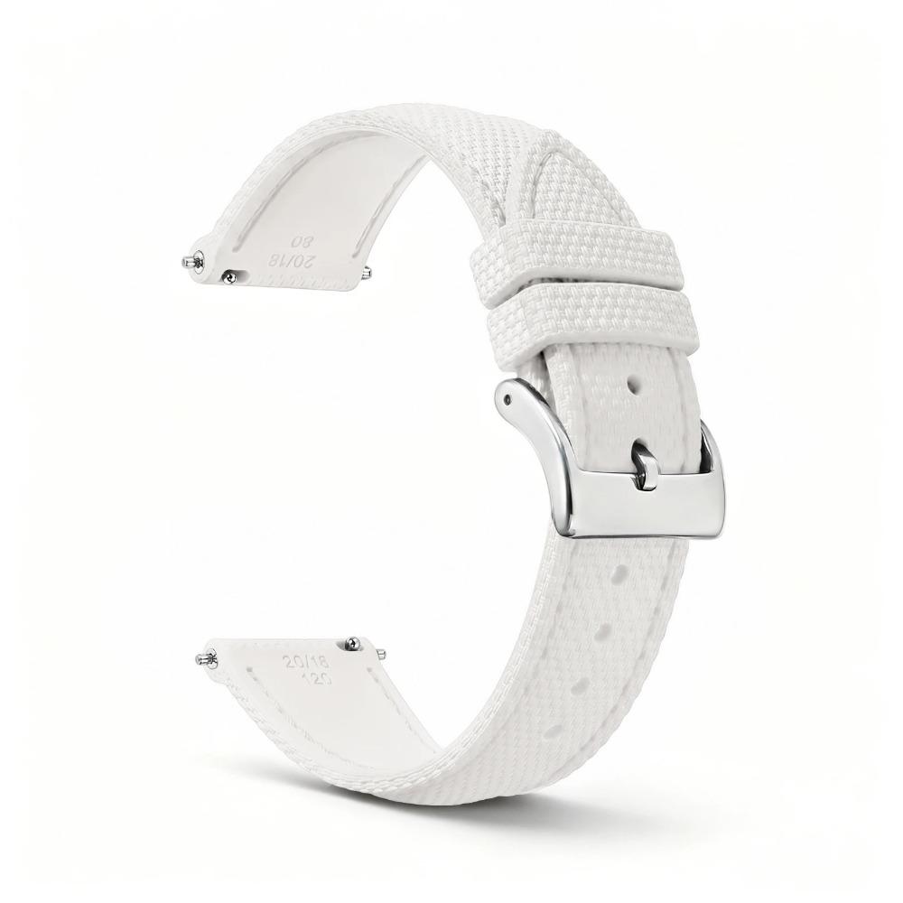 Sailcloth Fkm Watch Strap 18/19/20/21/22/23/24MM Fluororubber Watchband Quick Release Waterproof Sport Watch Band for Men