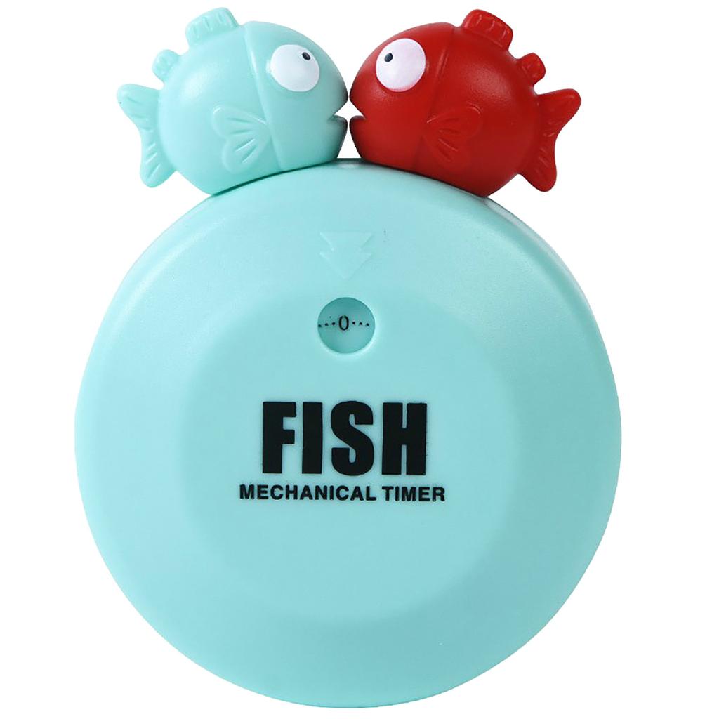Rotating Cute Time Manager Bubble Fish Timer Mechanical Reminder Timer