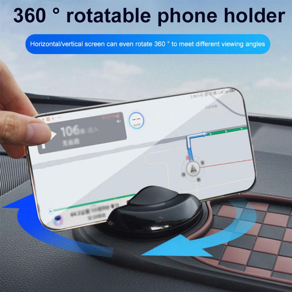 Multifunction Car Anti-Slip Mat Auto Phone Holder Silicone Dashboard Car Pad Mat for Phones Keys Gadgets