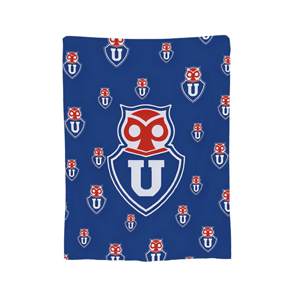 Club Universidad de Chile Copa Chile Flannel Throw Blanket Soccer Blanket for Home Car Super Warm Quilt,
