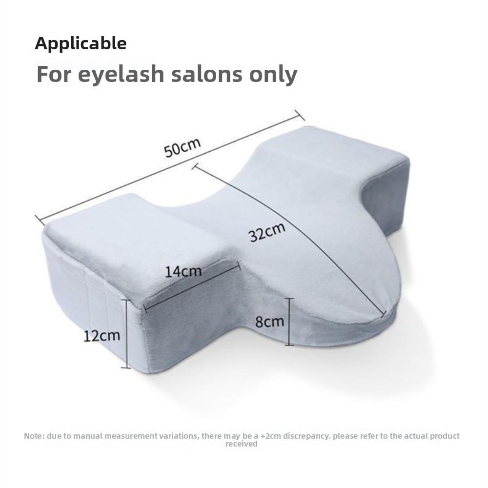 Memory Foam Eyelash Pillow Ergonomic Curve Butterfly Shape Neck Support Pillow Eyelid Support Cushion Comfortable