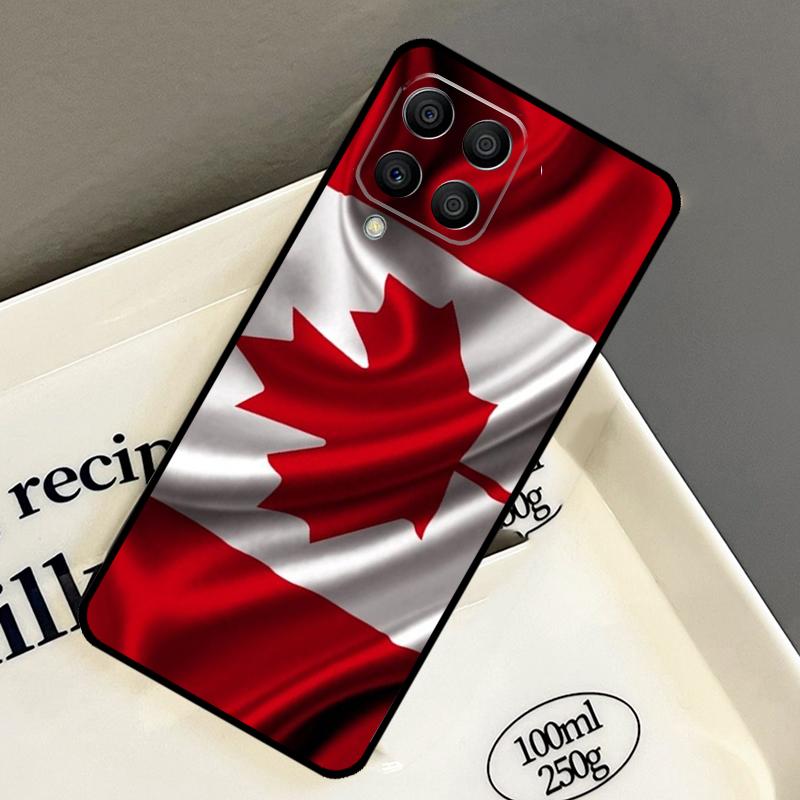 Canada Canadian Flag Case For Samsung Galaxy M33 M53 M13 M15 M35 M55 M32 M16 M36 M56 M54 M20 M52 M34 M14 M11 M31