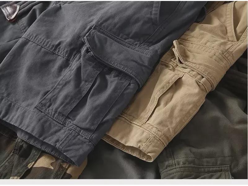 Men's Trendy Military Green Casual Shorts