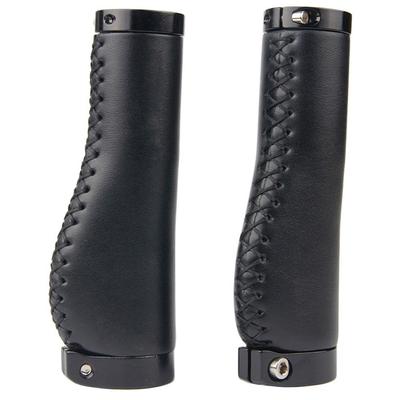 Part Vintage MTB Cuffs Mountain Lock Bar End Road Bike Bike Cowhide Grips Bike Retro Grips Bicycle Handle Grips Bike Grip Cover